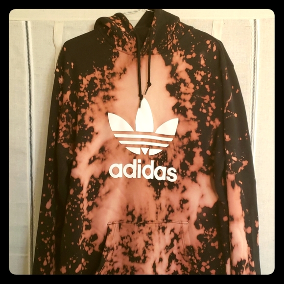 tie dye adidas sweater